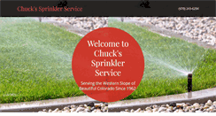 Desktop Screenshot of chuckssprinklers.com